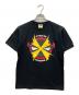 A BATHING APE（アベイシングエイプ）の古着「BAPEMAN X TEE」｜ブラック