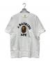 A BATHING APE（アベイシングエイプ）の古着「COLLEGE TEE」｜ホワイト