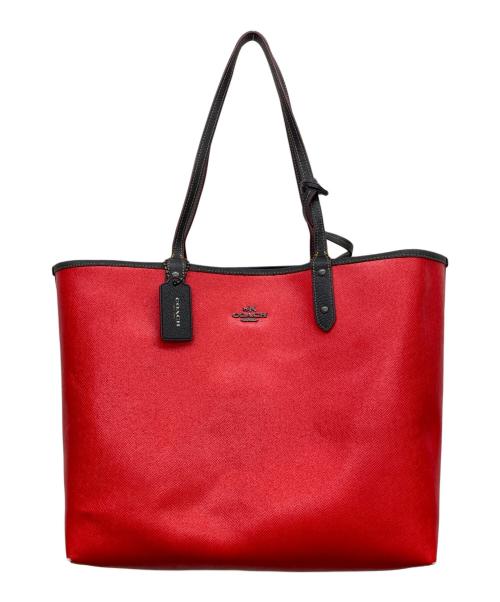 COACH（コーチ）COACH (コーチ) Disney (ディズニー) リバーシブルトートバッグ ブラックの古着・服飾アイテム