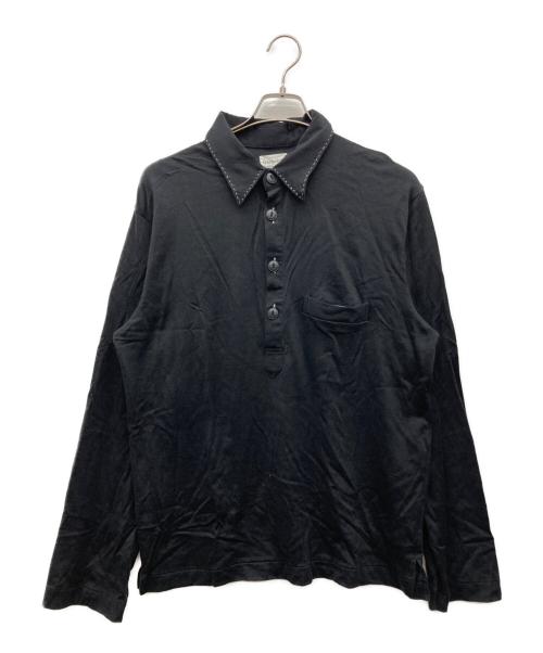 gourmet jeans（グルメジーンズ）gourmet jeans (グルメジーンズ) ポロシャツ ブラック サイズ:1の古着・服飾アイテム