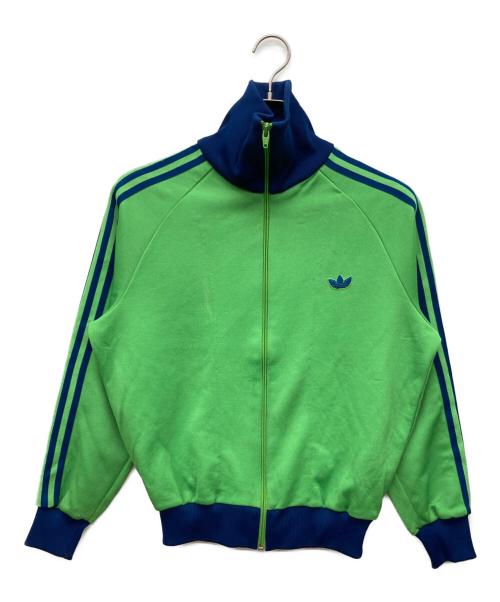 adidas（アディダス）adidas (アディダス) 80sトラックジャケット グリーン サイズ:2号の古着・服飾アイテム