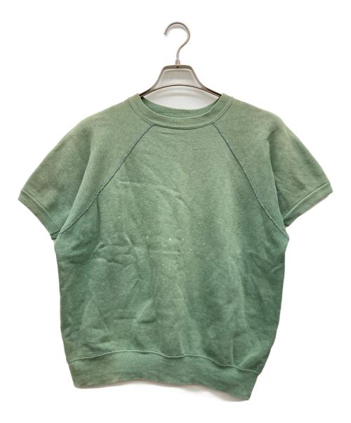 USED（ユーズド）USED (ユーズド) 半袖スウェット グリーン サイズ:不明の古着・服飾アイテム