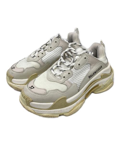 BALENCIAGA（バレンシアガ）BALENCIAGA (バレンシアガ) ローカットスニーカー ホワイト サイズ:Sの古着・服飾アイテム