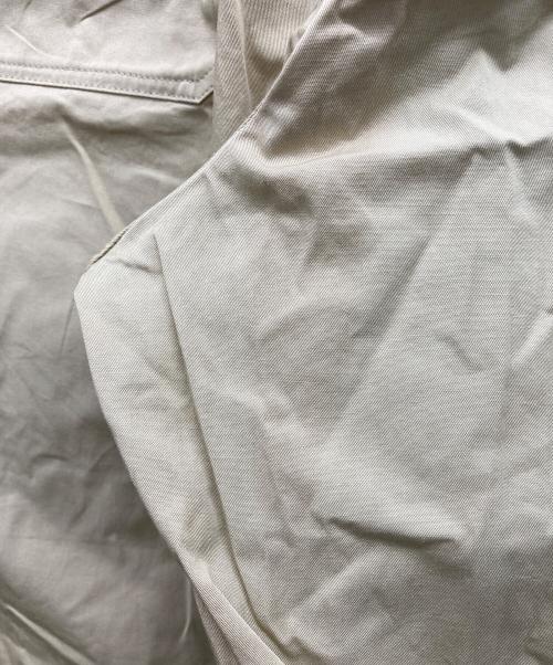 Yohji Yamamoto pour homme（ヨウジヤマモト プールオム）Yohji Yamamoto pour homme (ヨウジヤマモト プールオム) コットンワイドリラックスパンツ ベージュ サイズ:3の古着・服飾アイテム