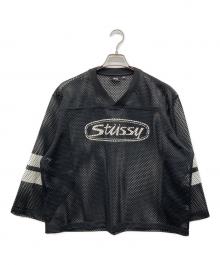 stussy（ステューシー）の古着「Trucker Team jersey」｜ブラック