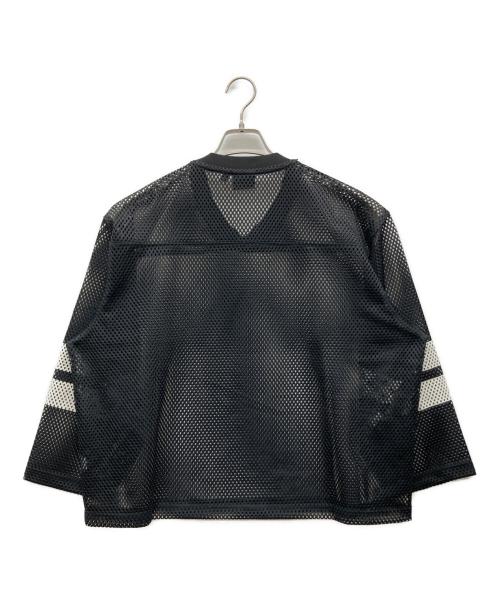 stussy（ステューシー）stussy (ステューシー) Trucker Team jersey ブラック サイズ:Mの古着・服飾アイテム