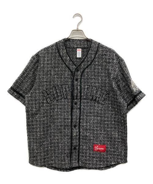 SUPREME（シュプリーム）SUPREME (シュプリーム) 25AW Boucle Baseball Jersey ブラック サイズ:Mの古着・服飾アイテム
