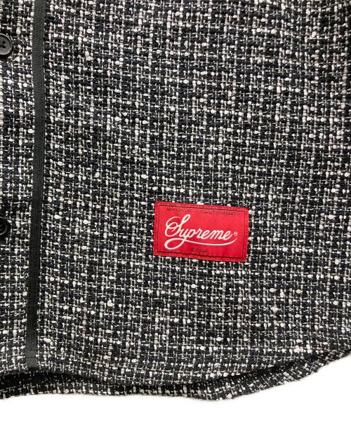 SUPREME（シュプリーム）SUPREME (シュプリーム) 25AW Boucle Baseball Jersey ブラック サイズ:Mの古着・服飾アイテム
