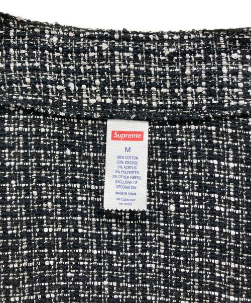 SUPREME（シュプリーム）SUPREME (シュプリーム) 25AW Boucle Baseball Jersey ブラック サイズ:Mの古着・服飾アイテム
