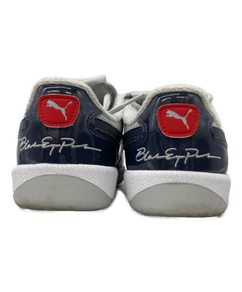 PUMA（プーマ）PUMA (プーマ) THE BLACK EYE PATCH (ブラックアイパッチ) PALERMO PREMIUM SKATE BEP グレー×ネイビー サイズ:UK7.5の古着・服飾アイテム