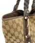 中古・古着 GUCCI (グッチ) ホースビットGGキャンバスバッグ ベージュ：50000円