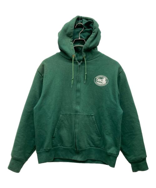 CAMBER（キャンバー）CAMBER (キャンバー) 90s 裏サーマルジップパーカー グリーン サイズ:X-LARGEの古着・服飾アイテム