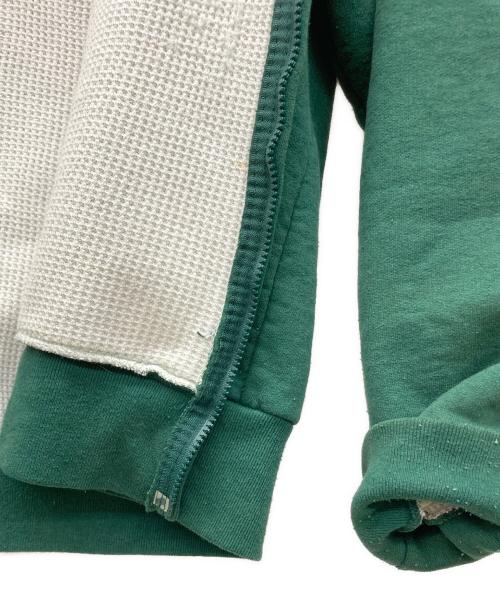 CAMBER（キャンバー）CAMBER (キャンバー) 90s 裏サーマルジップパーカー グリーン サイズ:X-LARGEの古着・服飾アイテム