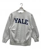 Championチャンピオン）の古着「リバースウィーブスウェット YALE ズレプリ 希少」｜グレー
