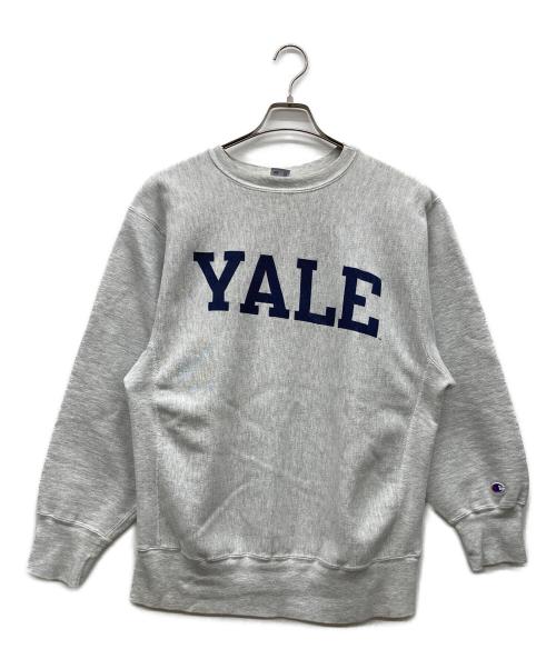 Champion（チャンピオン）Champion (チャンピオン) リバースウィーブスウェット YALE ズレプリ 希少 グレー サイズ:X-LARGEの古着・服飾アイテム