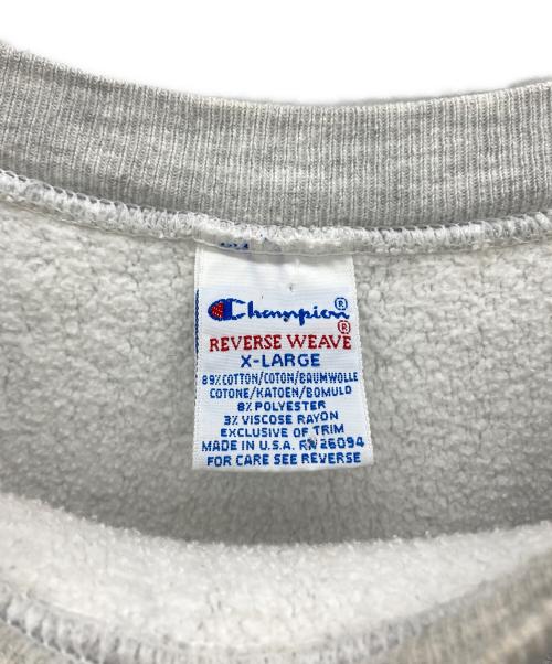 Champion（チャンピオン）Champion (チャンピオン) リバースウィーブスウェット YALE ズレプリ 希少 グレー サイズ:X-LARGEの古着・服飾アイテム