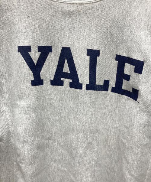 Champion（チャンピオン）Champion (チャンピオン) リバースウィーブスウェット YALE ズレプリ 希少 グレー サイズ:X-LARGEの古着・服飾アイテム