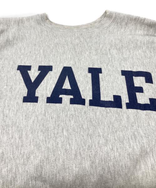 Champion（チャンピオン）Champion (チャンピオン) リバースウィーブスウェット YALE ズレプリ 希少 グレー サイズ:X-LARGEの古着・服飾アイテム
