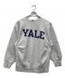 Champion（チャンピオン）の古着「リバースウィーブスウェット YALE ズレプリ 希少」｜グレー