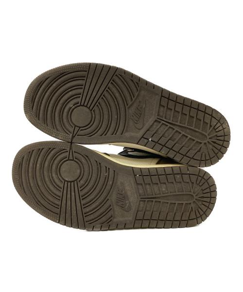 NIKE（ナイキ）NIKE (ナイキ) TRAVIS SCOTT (トラヴィススコット) スニーカー ベージュ×ホワイト サイズ:US7の古着・服飾アイテム