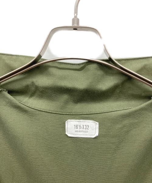 US ARMY（ユーエスアーミー）US ARMY (ユーエスアーミー) 80s UTILITY SHIR カーキ サイズ:16 1/2の古着・服飾アイテム