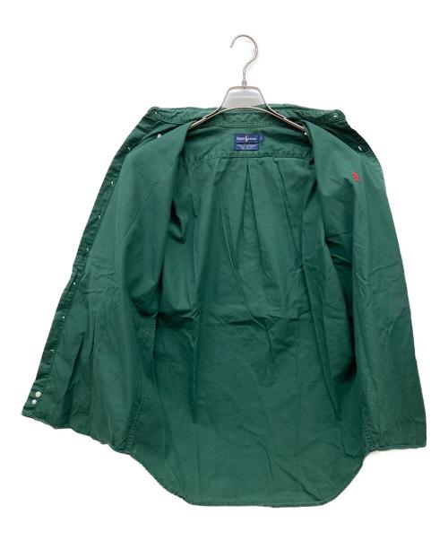 POLO RALPH LAUREN（ポロ・ラルフローレン）POLO RALPH LAUREN (ポロ・ラルフローレン) ボタンダウンシャツ グリーン サイズ:Ｌの古着・服飾アイテム