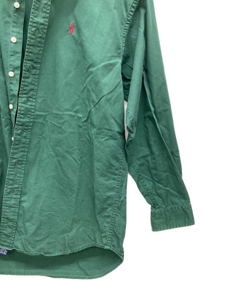 POLO RALPH LAUREN（ポロ・ラルフローレン）POLO RALPH LAUREN (ポロ・ラルフローレン) ボタンダウンシャツ グリーン サイズ:Ｌの古着・服飾アイテム