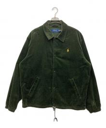 POLO RALPH LAUREN（ポロ・ラルフローレン）の古着「コーデュロイコーチジャケット」｜カーキ