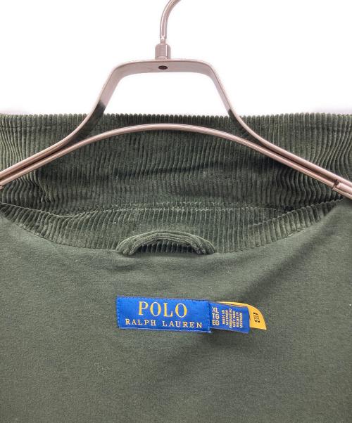 POLO RALPH LAUREN（ポロ・ラルフローレン）POLO RALPH LAUREN (ポロ・ラルフローレン) コーデュロイコーチジャケット カーキ サイズ:XLの古着・服飾アイテム