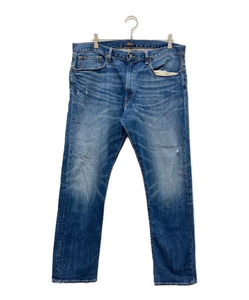 POLO RALPH LAUREN（ポロ・ラルフローレン）POLO RALPH LAUREN (ポロ・ラルフローレン) ダメージ加工デニムパンツ インディゴ サイズ:36×32の古着・服飾アイテム