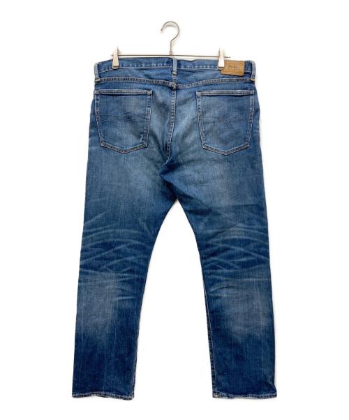 POLO RALPH LAUREN（ポロ・ラルフローレン）POLO RALPH LAUREN (ポロ・ラルフローレン) ダメージ加工デニムパンツ インディゴ サイズ:36×32の古着・服飾アイテム