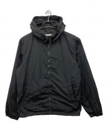 Snow peak（スノーピーク）の古着「フーデッドナイロンジャケット」｜ブラック