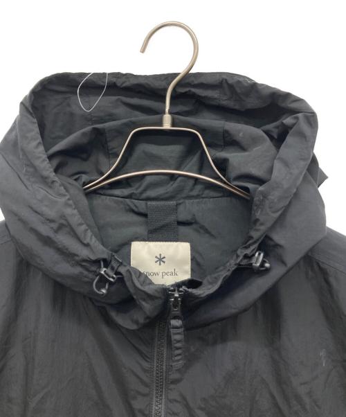 Snow peak（スノーピーク）snow peak (スノーピーク) フーデッドナイロンジャケット ブラック サイズ:JP Lの古着・服飾アイテム