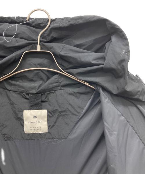 Snow peak（スノーピーク）snow peak (スノーピーク) フーデッドナイロンジャケット ブラック サイズ:JP Lの古着・服飾アイテム