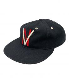 EBBETS FIELD FLANNELS（エベッツフィールドフランネルズ）の古着「ウールキャップ」｜ブラック