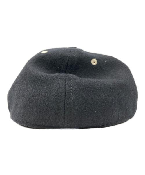 EBBETS FIELD FLANNELS（エベッツフィールドフランネルズ）EBBETS FIELD FLANNELS (エベッツフィールドフランネルズ) ウールキャップ ブラック サイズ:7 7/8の古着・服飾アイテム
