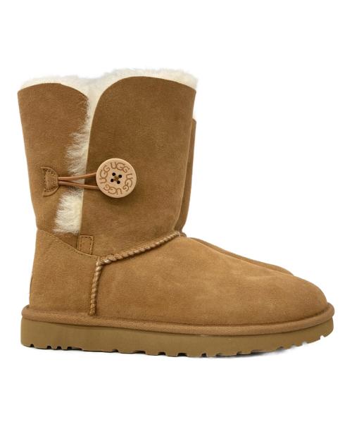 UGG（アグ）UGG (アグ) ベイリーボタンムートンブーツ ブラウン サイズ:US 6の古着・服飾アイテム