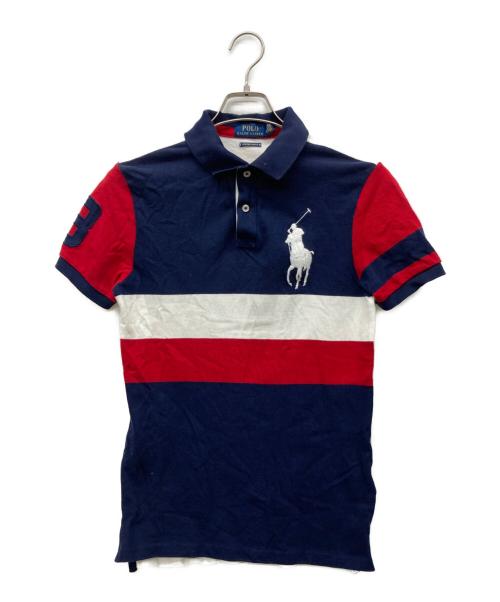 POLO RALPH LAUREN（ポロ・ラルフローレン）POLO RALPH LAUREN (ポロ・ラルフローレン) ナンバリングビッグポニーポロシャツ マルチカラー サイズ:XSの古着・服飾アイテム