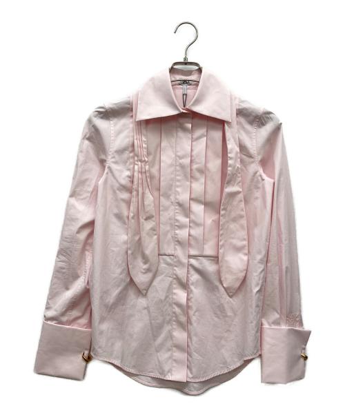 LOEWE（ロエベ）LOEWE (ロエベ) コットンシャツ ピンク サイズ:Ｓの古着・服飾アイテム