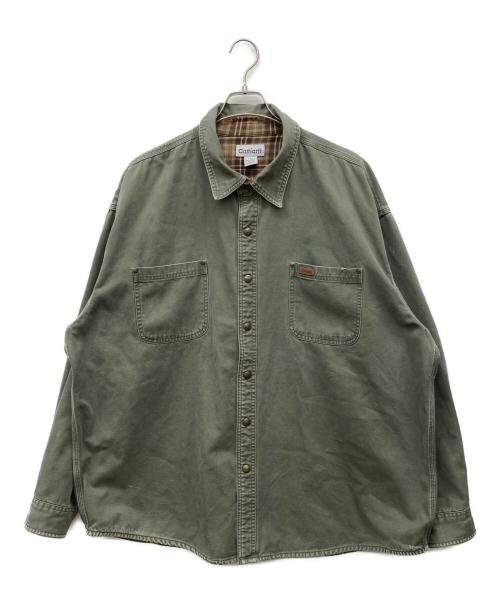 CarHartt（カーハート）CarHartt (カーハート) ワークジャケット カーキ サイズ:2XLの古着・服飾アイテム