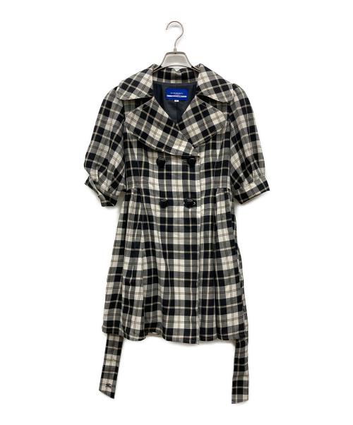 BURBERRY LONDON（バーバリーロンドン）BURBERRY LONDON (バーバリーロンドン) ノヴァチェックショートワンピース ブラック サイズ:38の古着・服飾アイテム