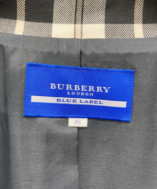 BURBERRY LONDON（バーバリーロンドン）BURBERRY LONDON (バーバリーロンドン) ノヴァチェックショートワンピース ブラック サイズ:38の古着・服飾アイテム