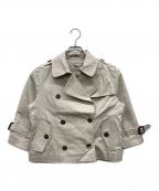 BURBERRY LONDONバーバリーロンドン）の古着「ショートジャケット」｜アイボリー
