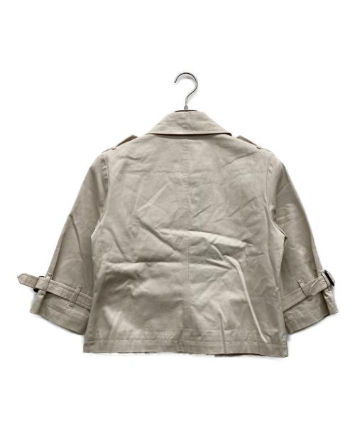 BURBERRY LONDON（バーバリーロンドン）BURBERRY LONDON (バーバリーロンドン) ショートジャケット アイボリー サイズ:Mの古着・服飾アイテム