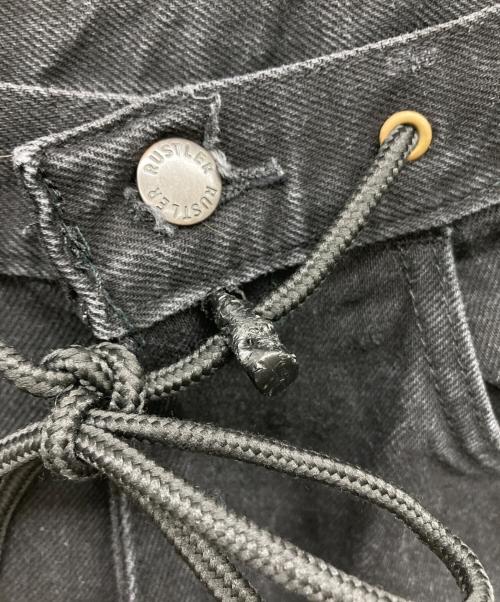 USED（ユーズド）USED (ユーズド) ドッキングジップデニムパンツ ブラック サイズ:不明の古着・服飾アイテム