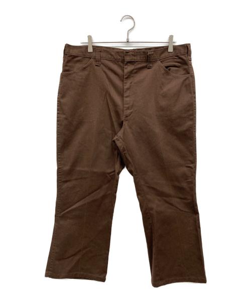 Dickies（ディッキーズ）Dickies (ディッキーズ) 80s ワークパンツ アルミタロン ブラウン サイズ:38×30の古着・服飾アイテム