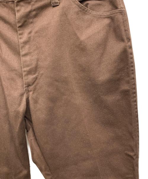 Dickies（ディッキーズ）Dickies (ディッキーズ) 80s ワークパンツ アルミタロン ブラウン サイズ:38×30の古着・服飾アイテム