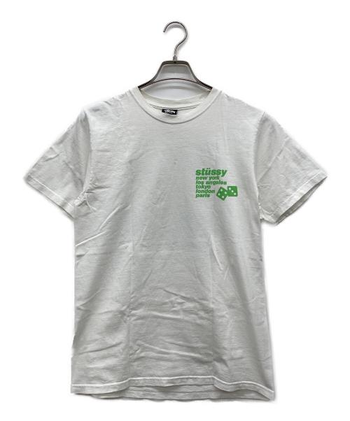 stussy（ステューシー）stussy (ステューシー) プリントTシャツ ホワイト サイズ:Ｓの古着・服飾アイテム