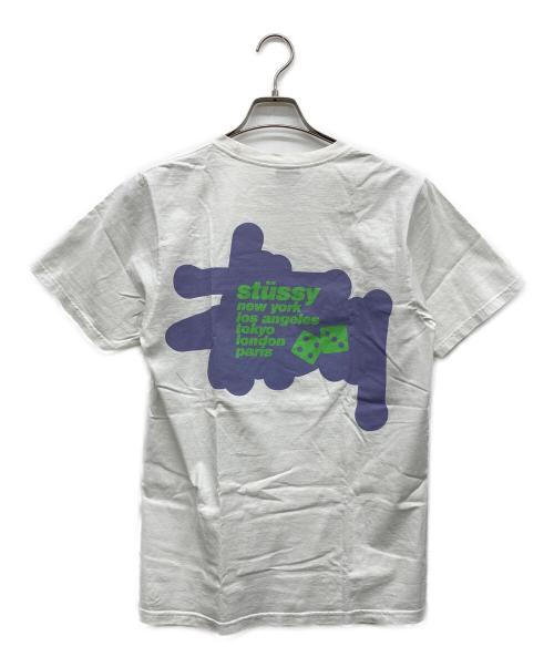 stussy（ステューシー）stussy (ステューシー) プリントTシャツ ホワイト サイズ:Ｓの古着・服飾アイテム