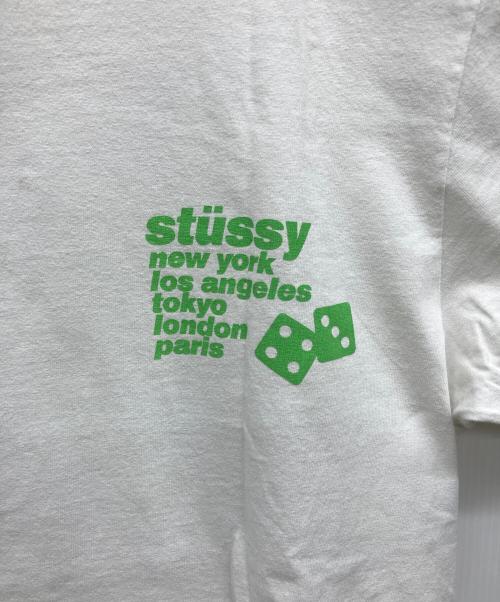 stussy（ステューシー）stussy (ステューシー) プリントTシャツ ホワイト サイズ:Ｓの古着・服飾アイテム